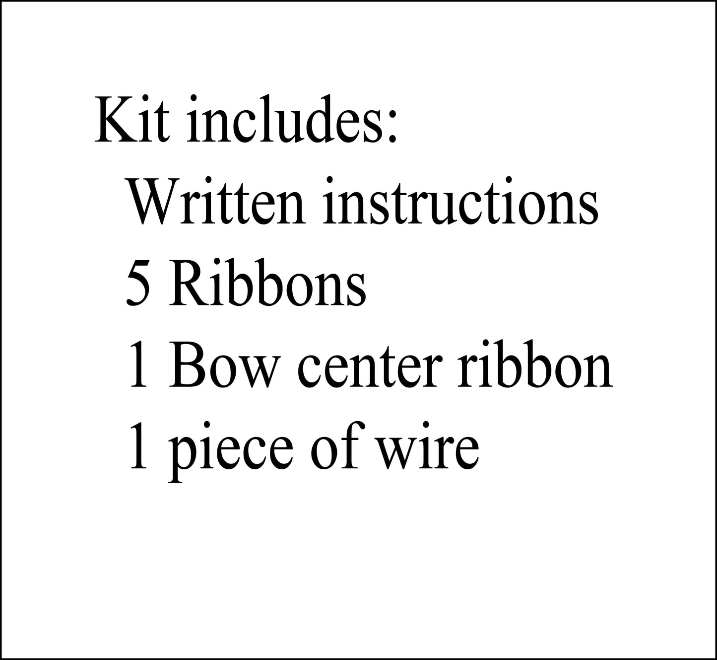 Winter Snowflake Bow Kit | Navy White Silver - Designer DIY