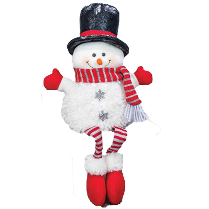 Cozy Snowman Shelf Sitter | Top Hat - Designer DIY
