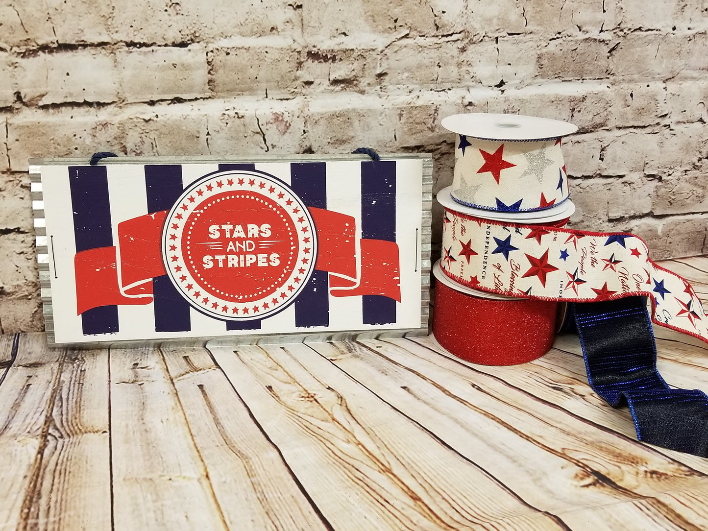 Patriotic Sign | Stars and Stripes