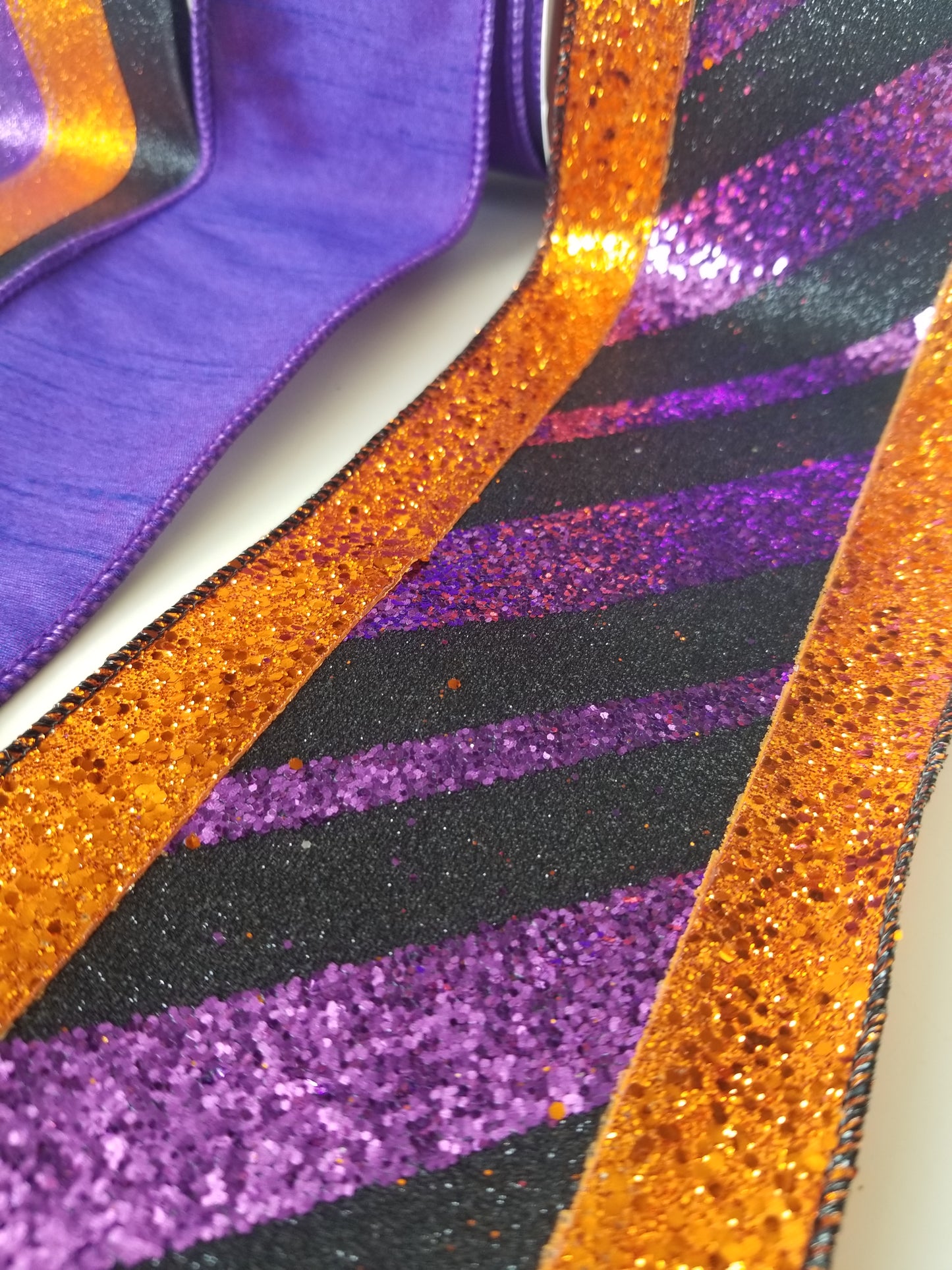 Ribbon Collection | Black Orange Purple - Designer DIY