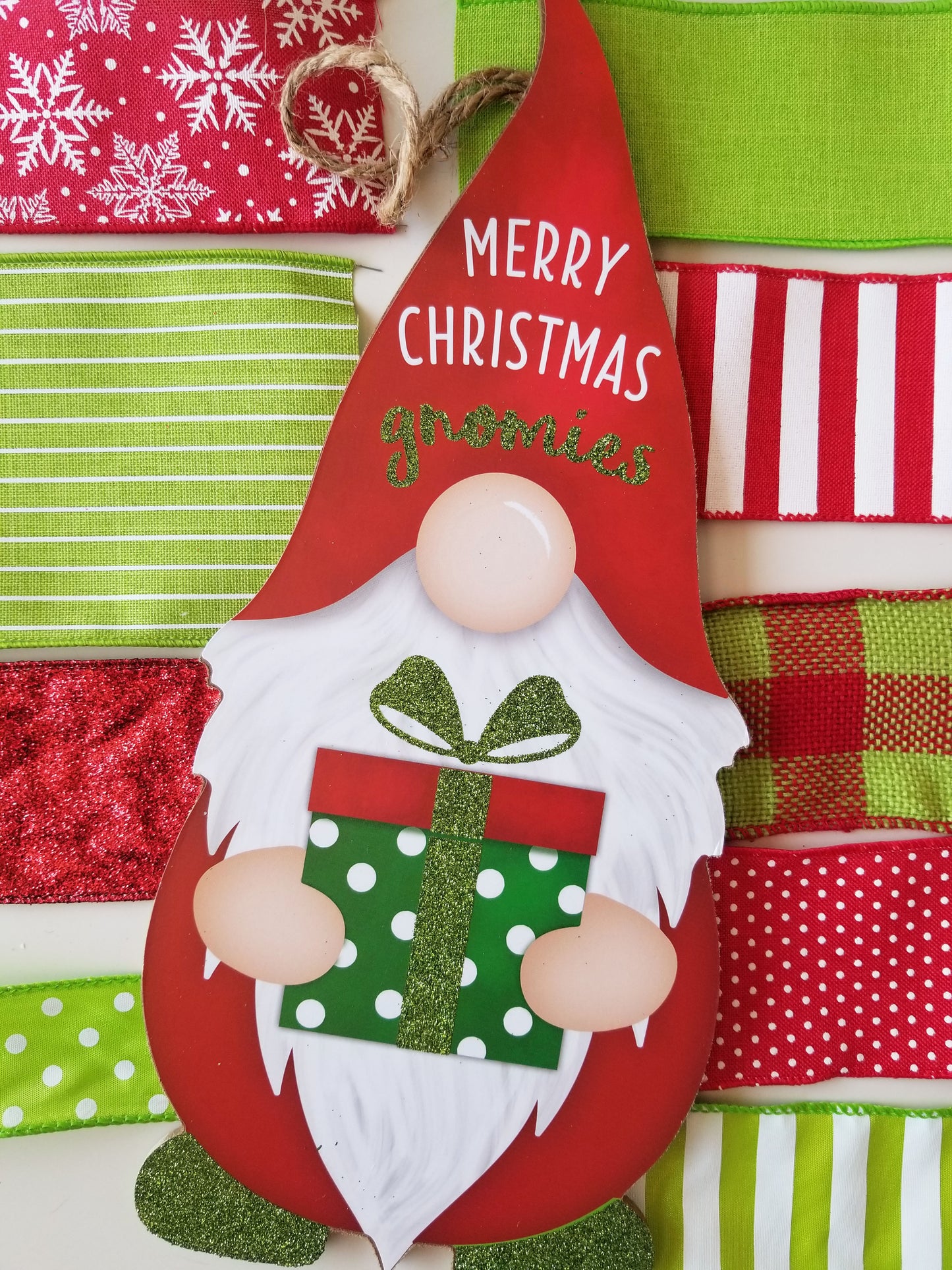 Christmas Wreath Kit | Merry Christmas Gnomies - Designer DIY