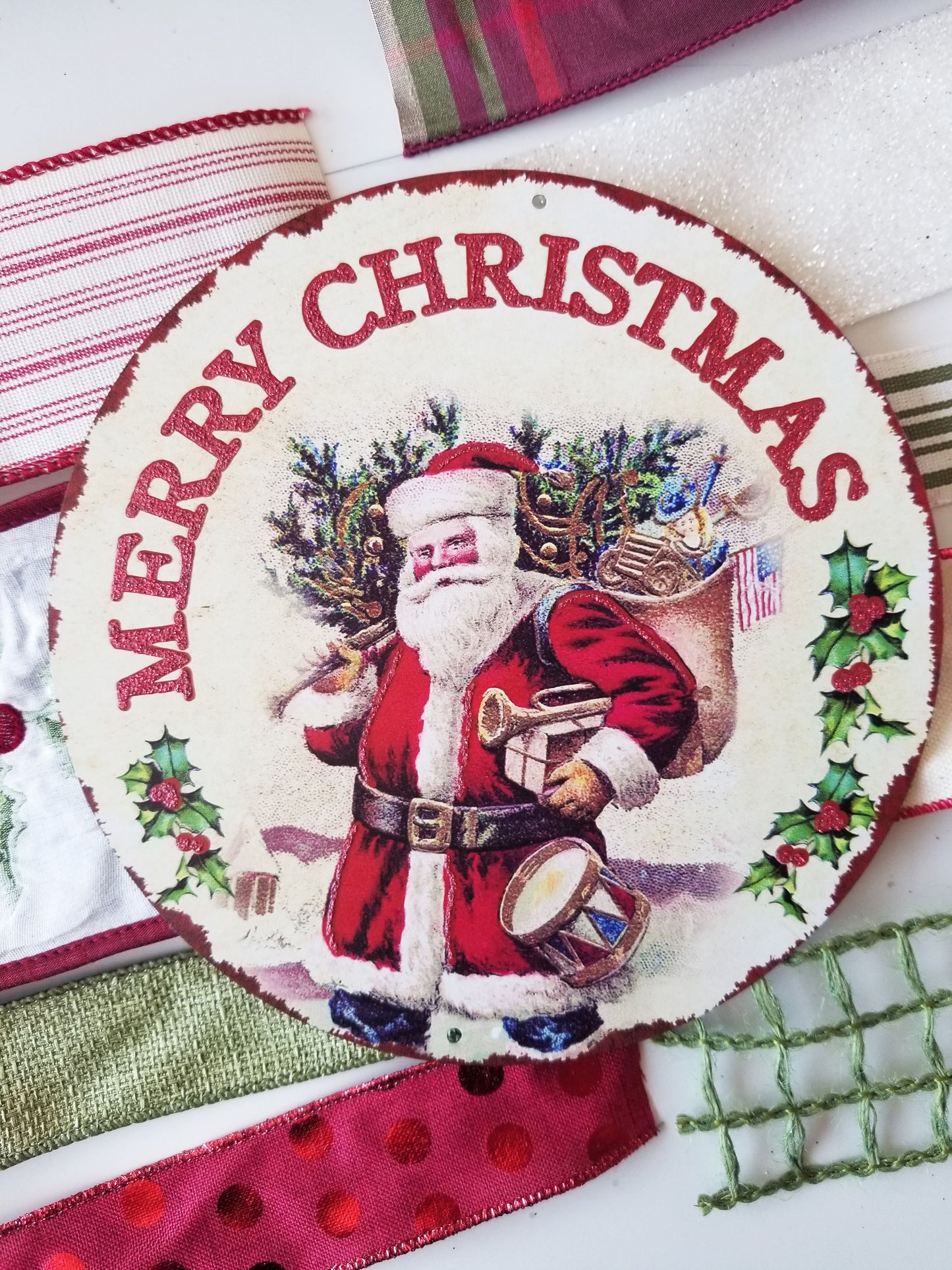 Christmas Wreath Making Kit | Santa Claus - Designer DIY