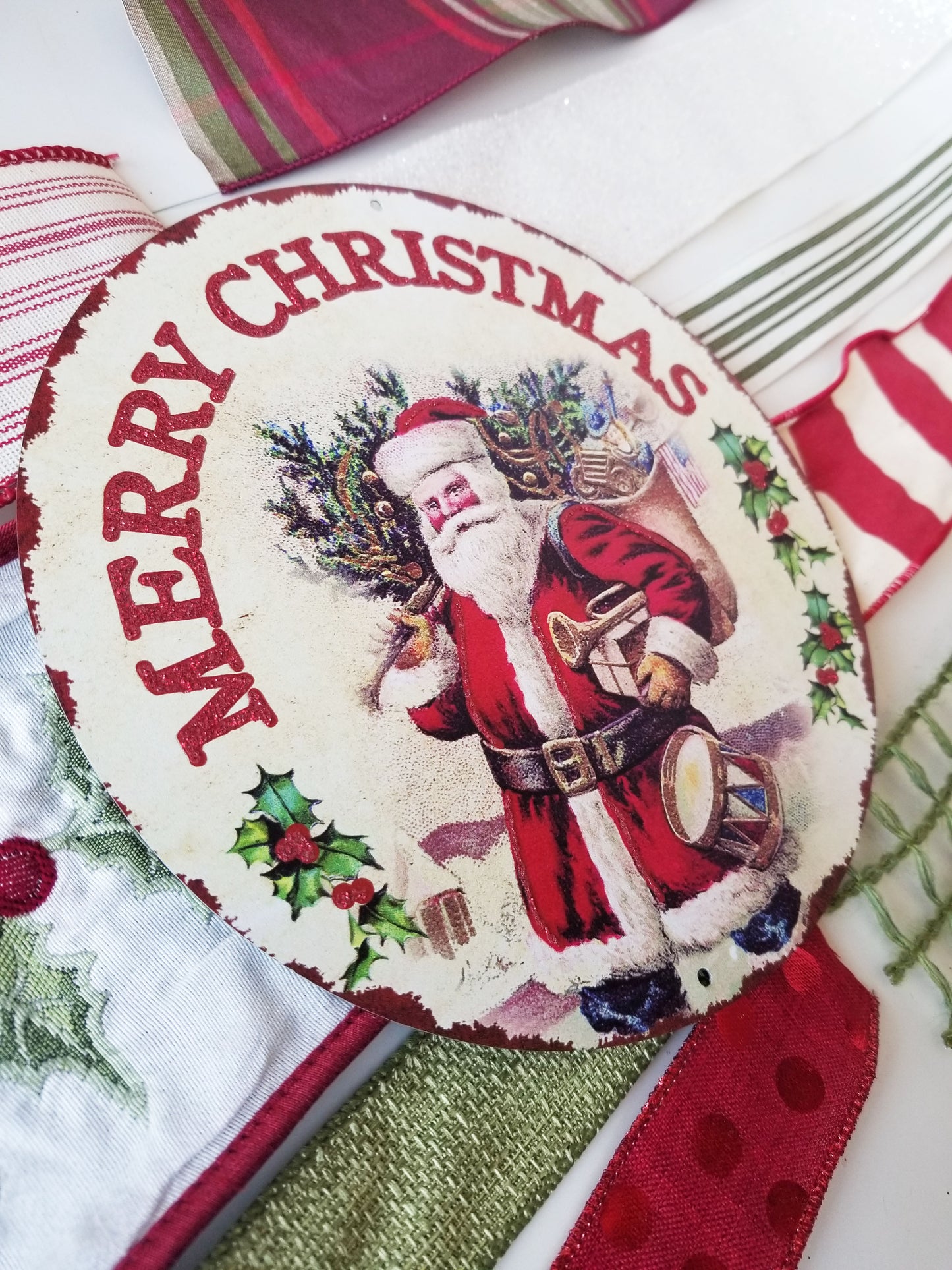 Christmas Wreath Making Kit | Santa Claus - Designer DIY
