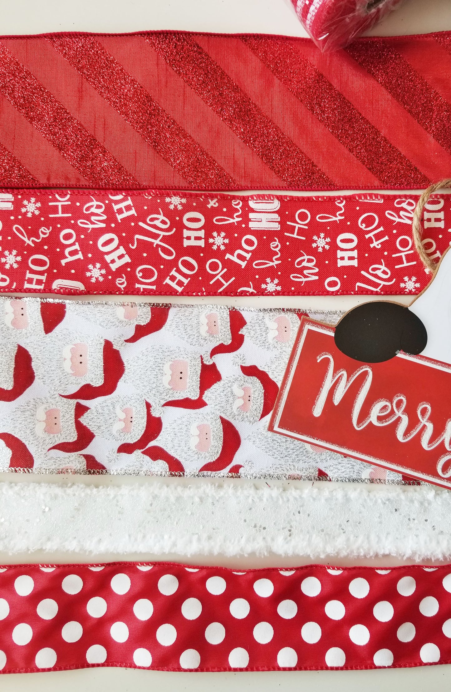 Merry Christmas Santa Wreath Kit - Designer DIY