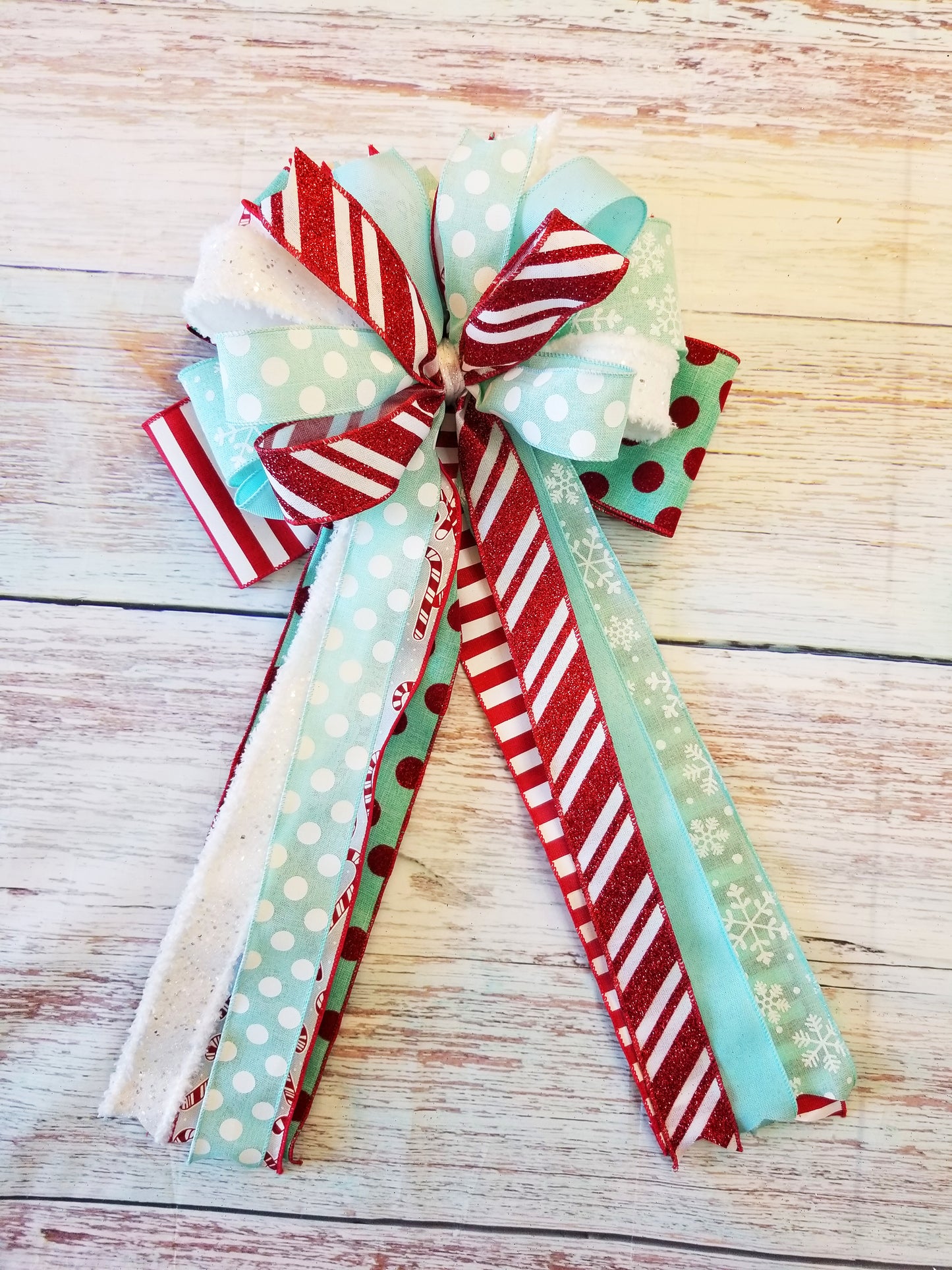 Candy Cane Christmas Bow Making Kit | Advanced - Designer DIY