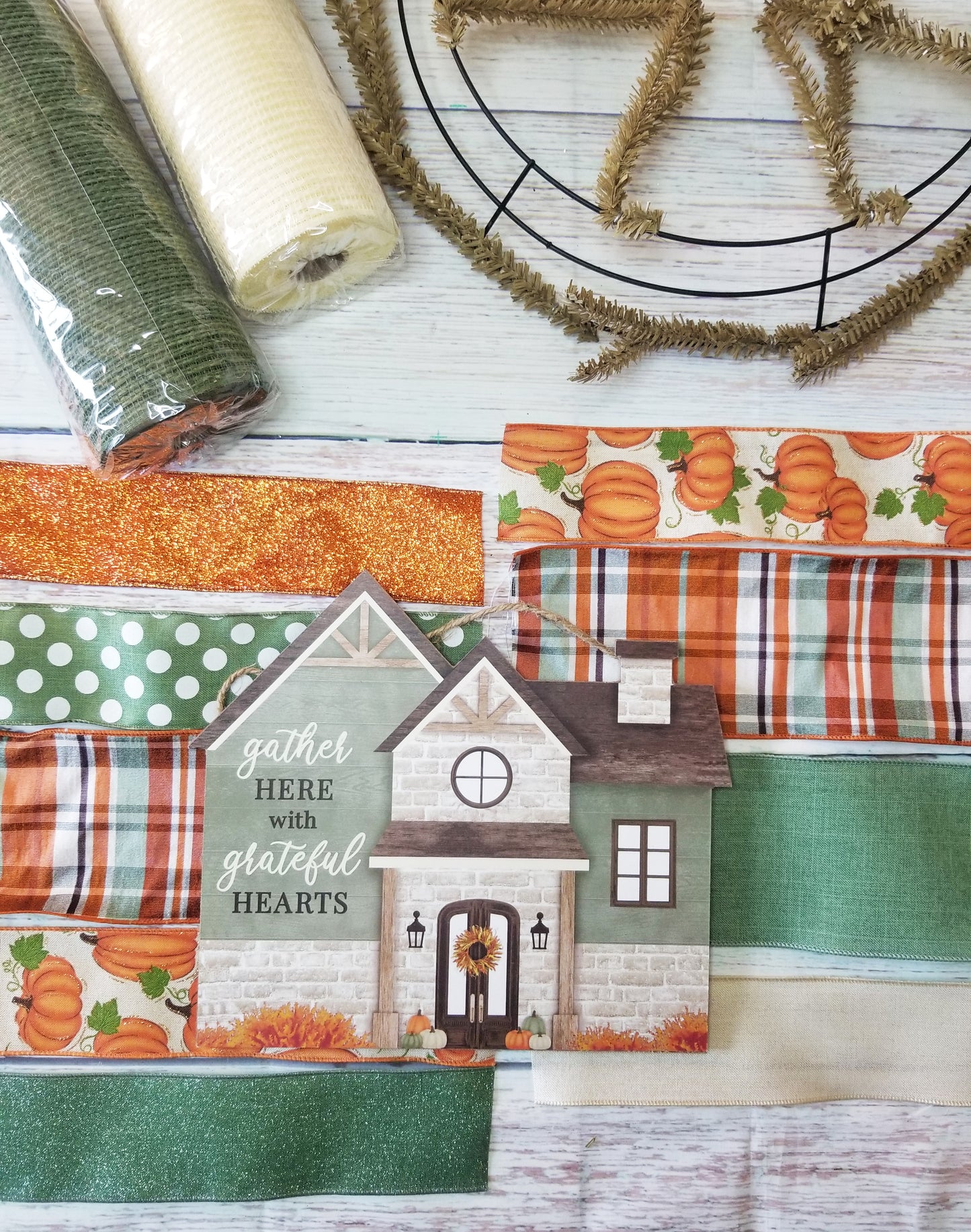 Fall Wreath Kit | Gather Here | Designer DIY - Designer DIY