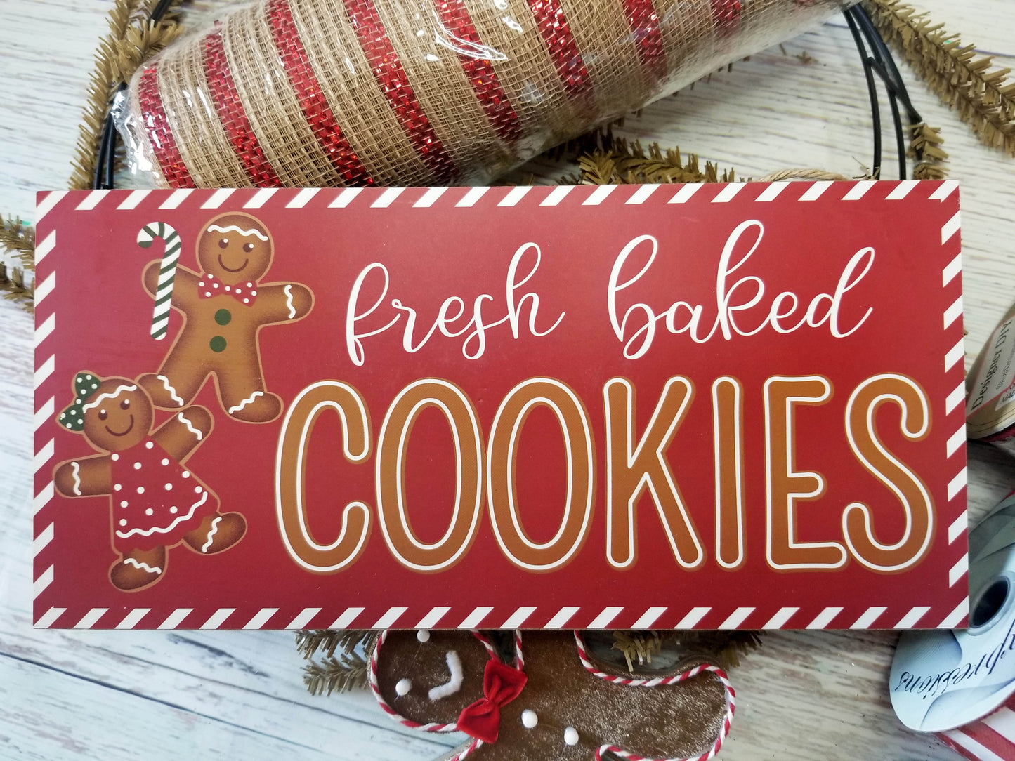 Gingerbread Wreath Making Kit - Designer DIY