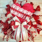 Valentine's Day Wreath | Red & Ivory - Designer DIY