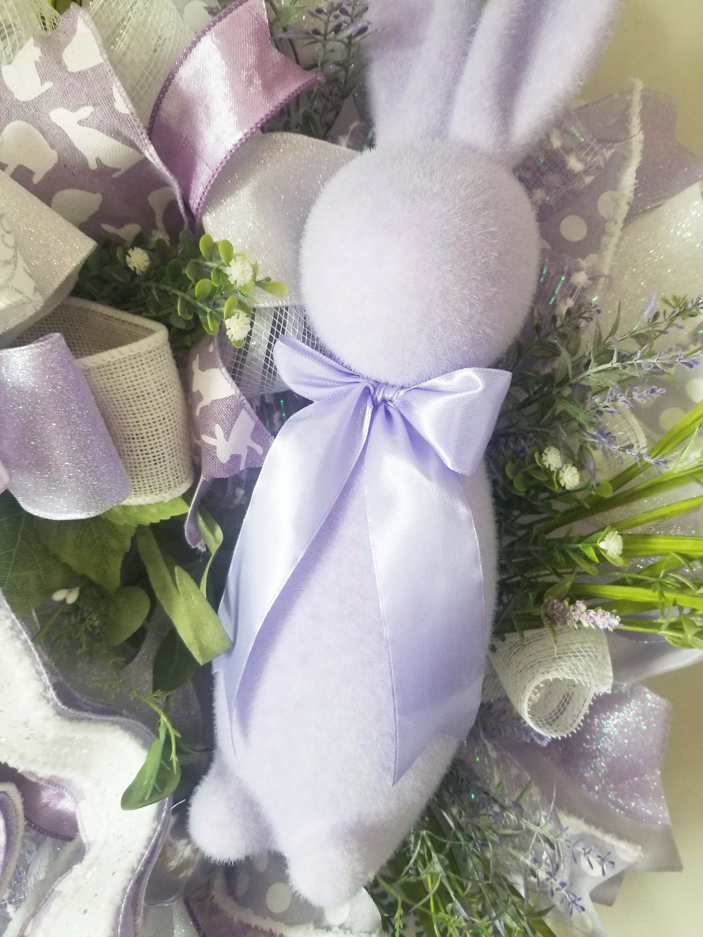 Lavender Easter Bunny Wreath - Designer DIY