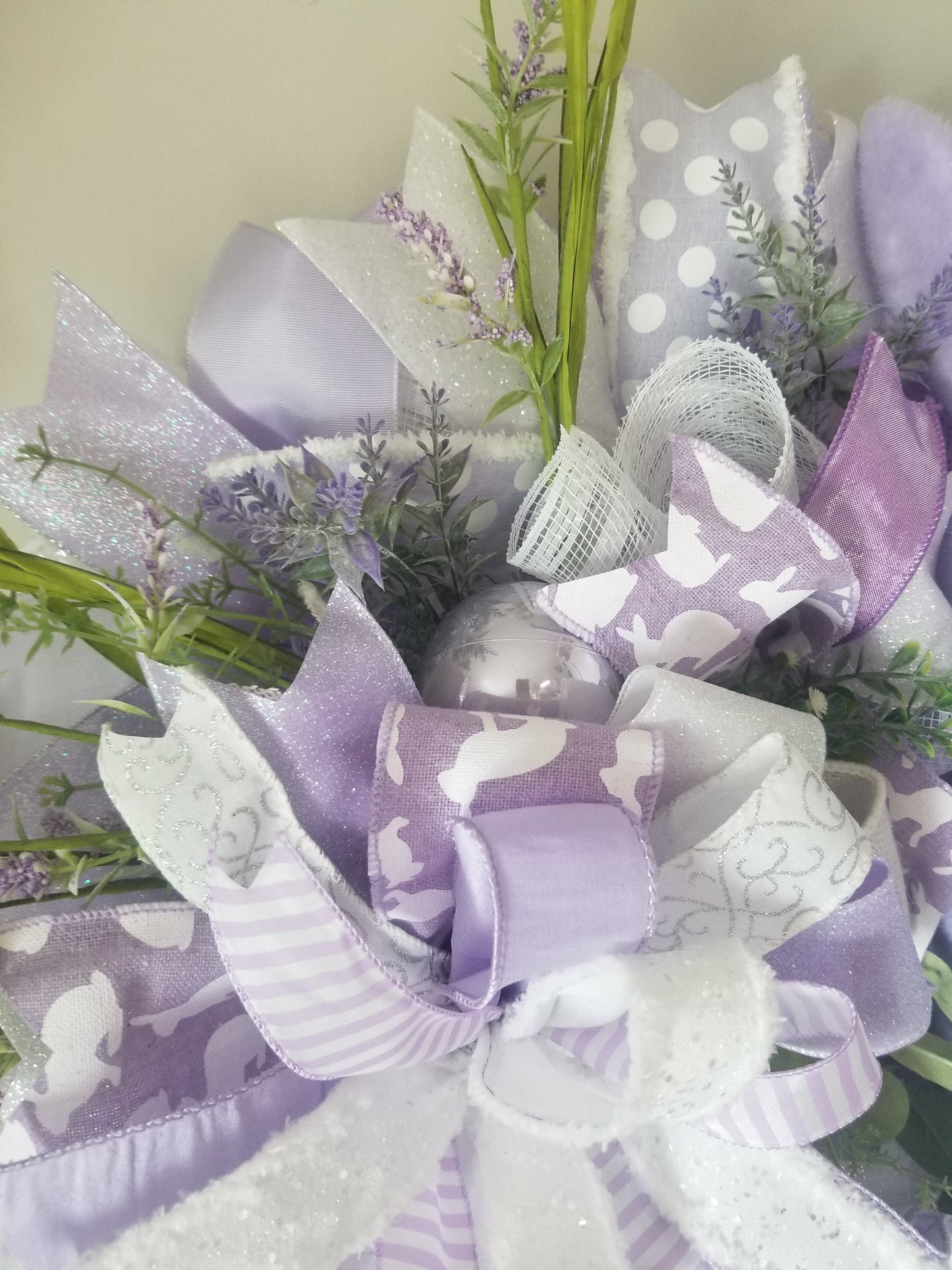 Lavender Easter Bunny Wreath - Designer DIY