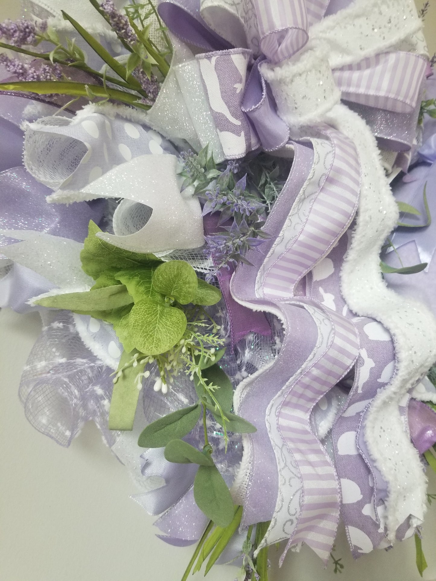 Lavender Easter Bunny Wreath - Designer DIY