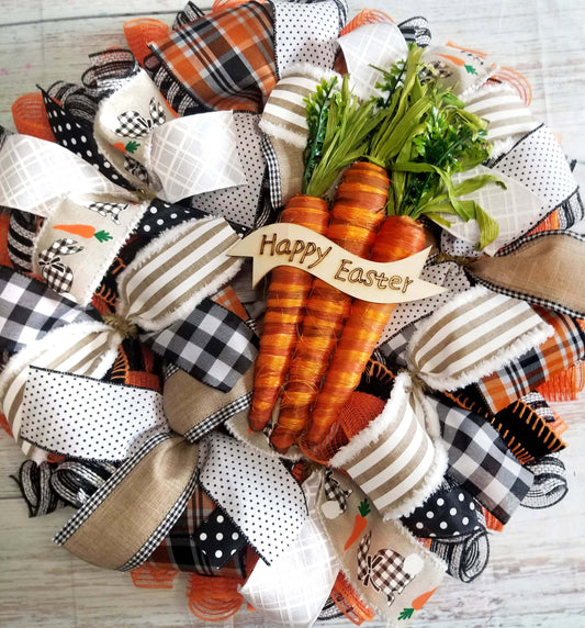 Happy Easter Wreath | Carrots - Designer DIY