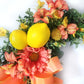 Lemon Floral Grapevine Wreath - Designer DIY