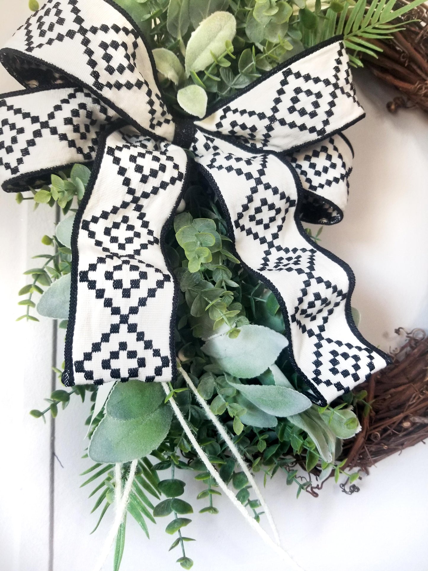 Greenery Wreath for Door - Designer DIY