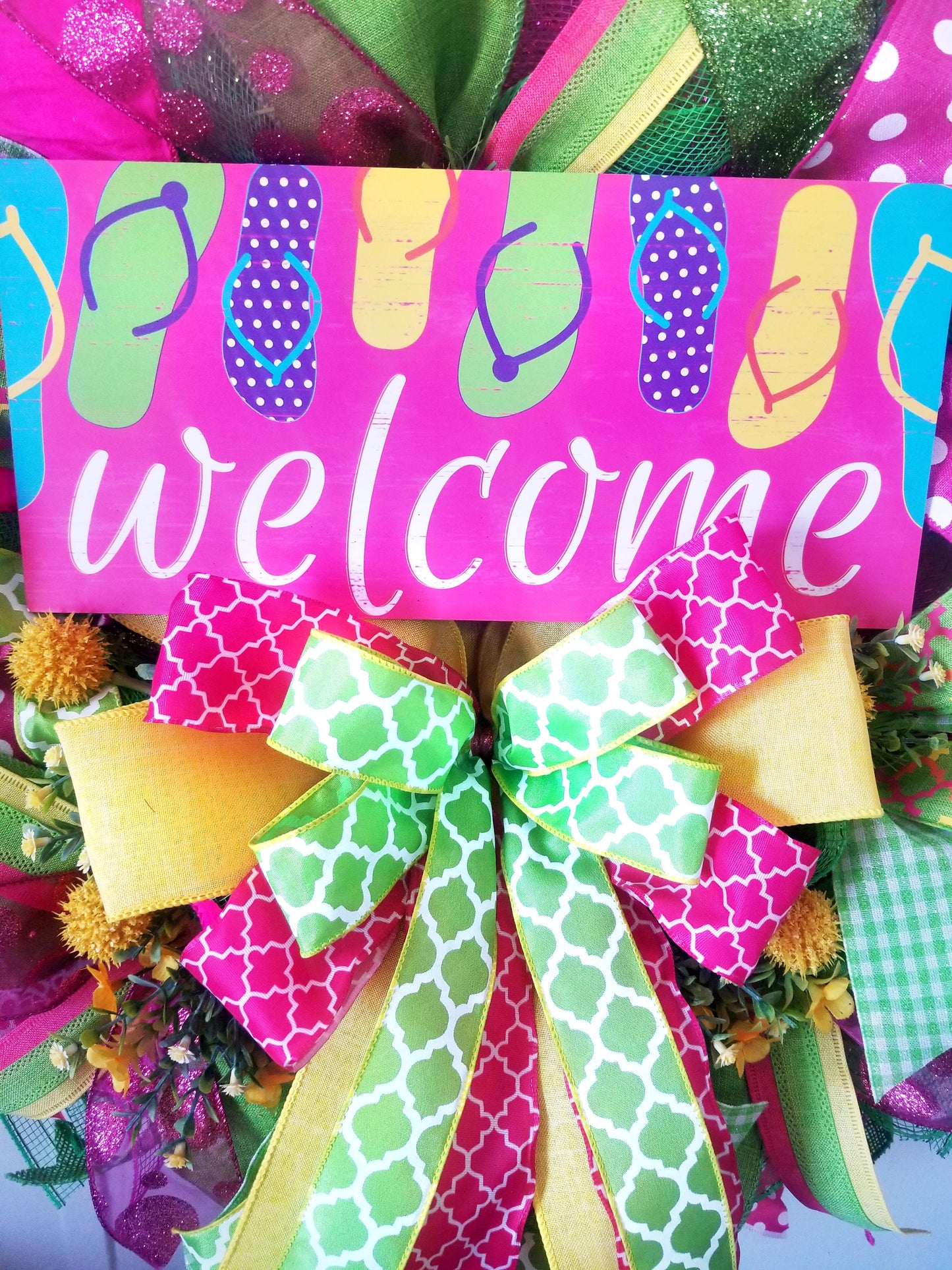 Welcome Wreath | Bright Spring & Summer - Designer DIY