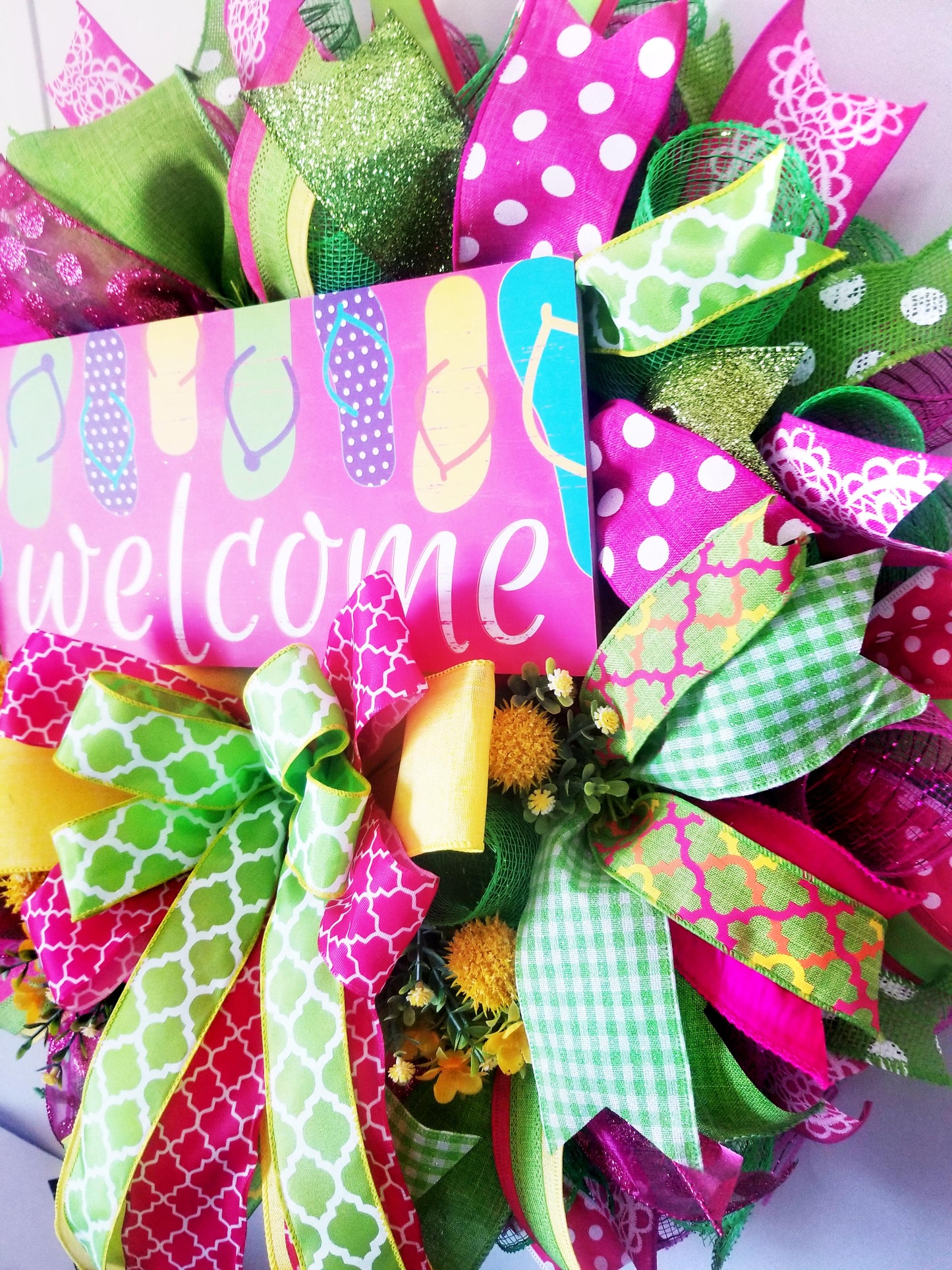 Welcome Wreath | Bright Spring & Summer - Designer DIY