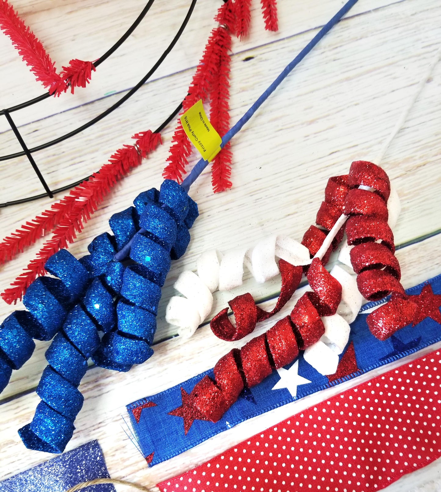 Patriotic Wreath Kit | Happy 4th of July - Designer DIY