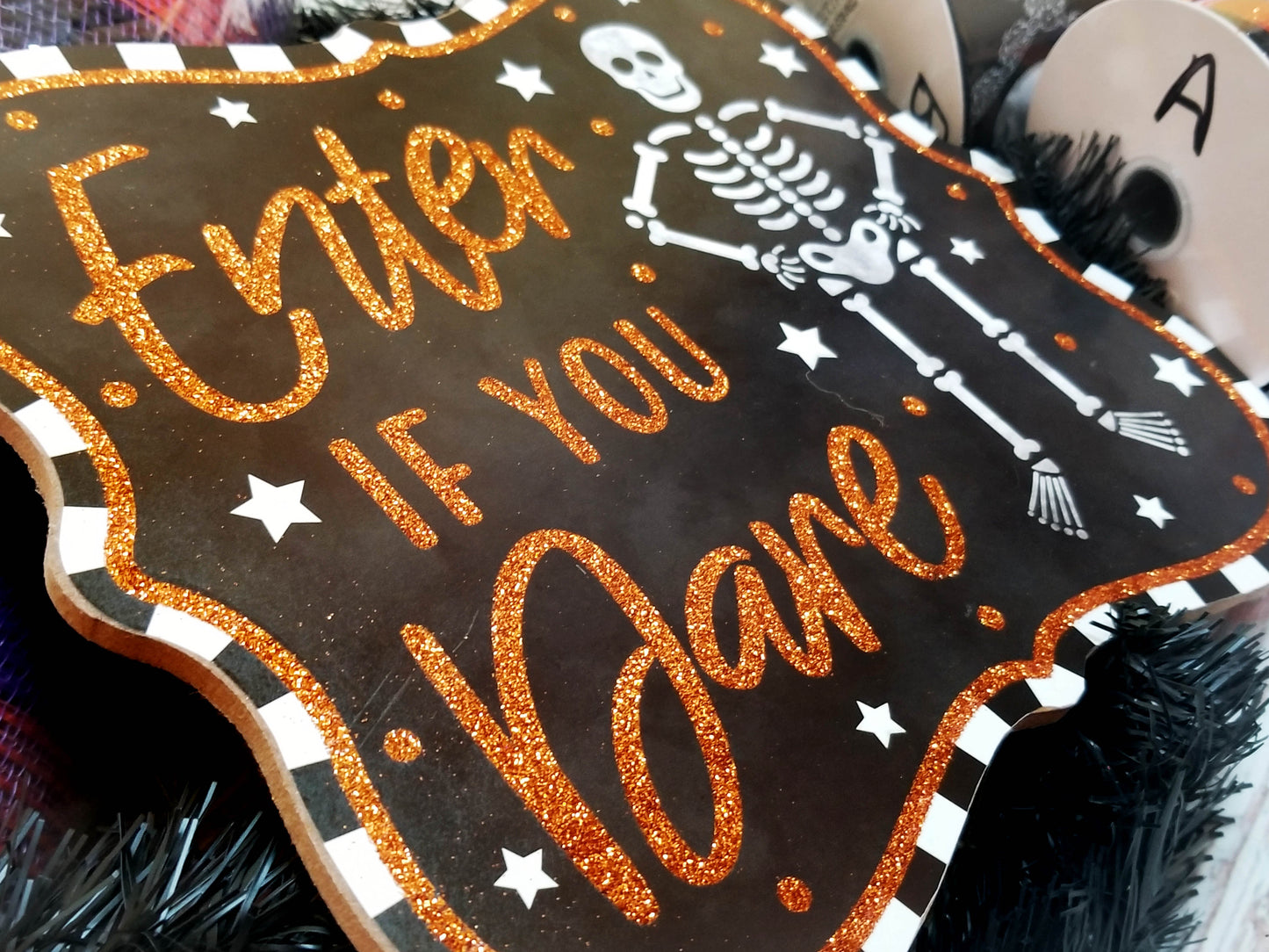 Halloween Wreath Making Kit | Enter If You Dare