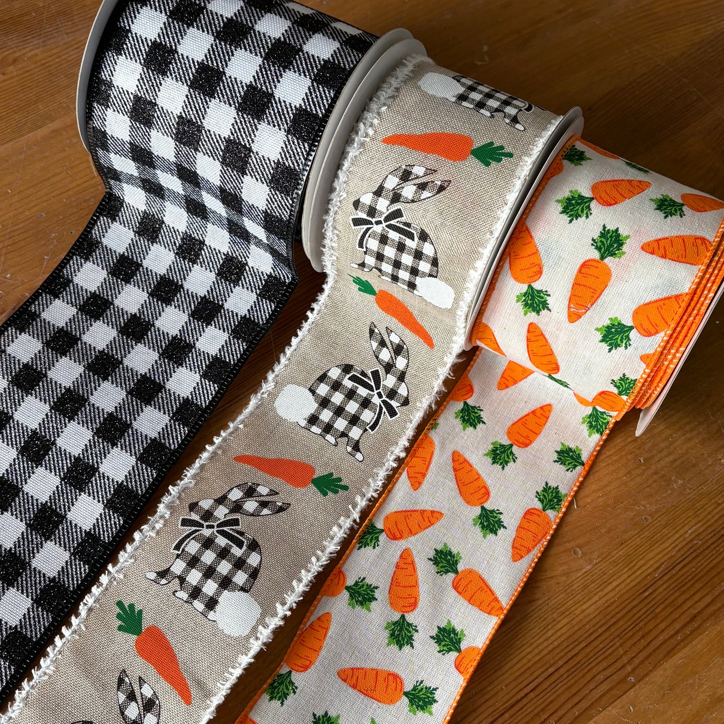 Ribbon Collection | Buffalo Check Bunny - Designer DIY