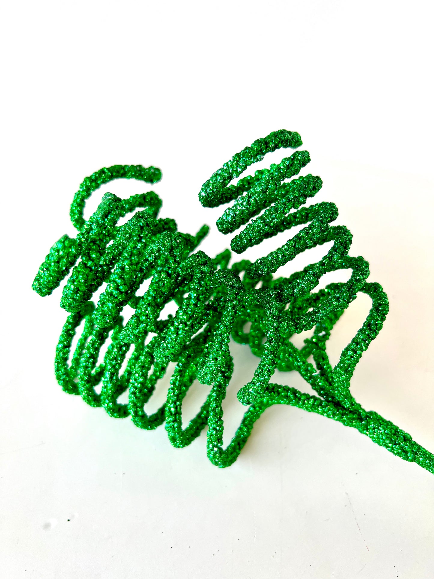 Glitter Curl Pick | Green - Designer DIY