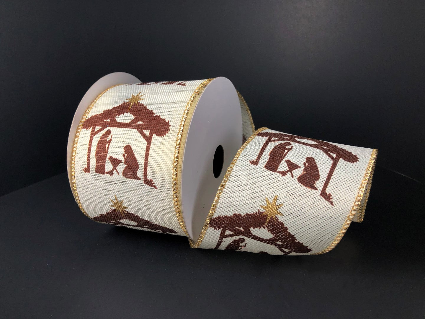2.5" Christmas Nativity Ribbon - Designer DIY
