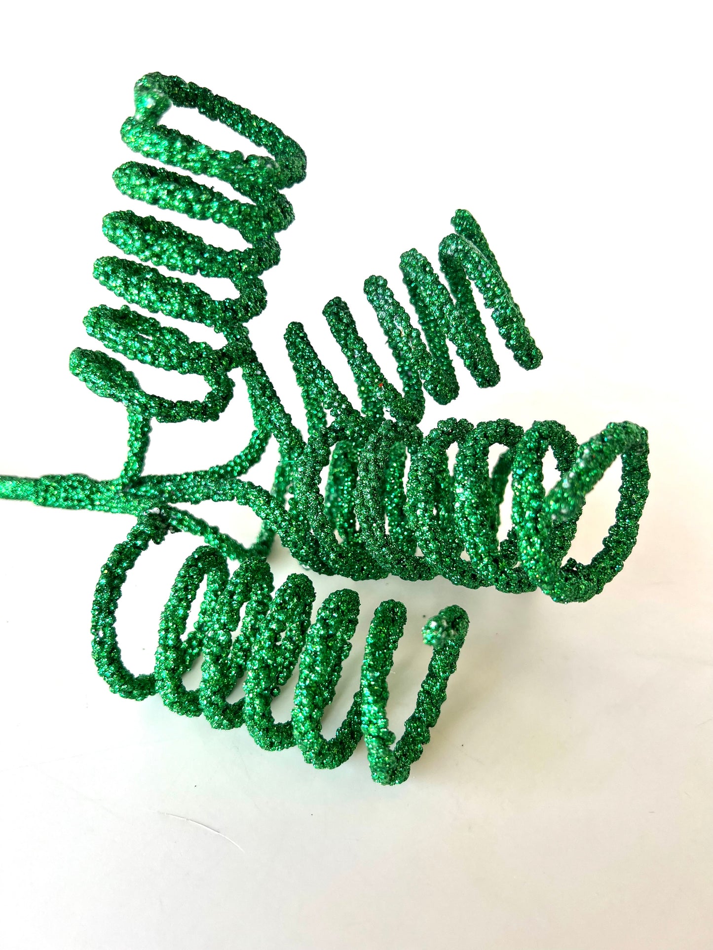 Glitter Curl Pick | Green - Designer DIY