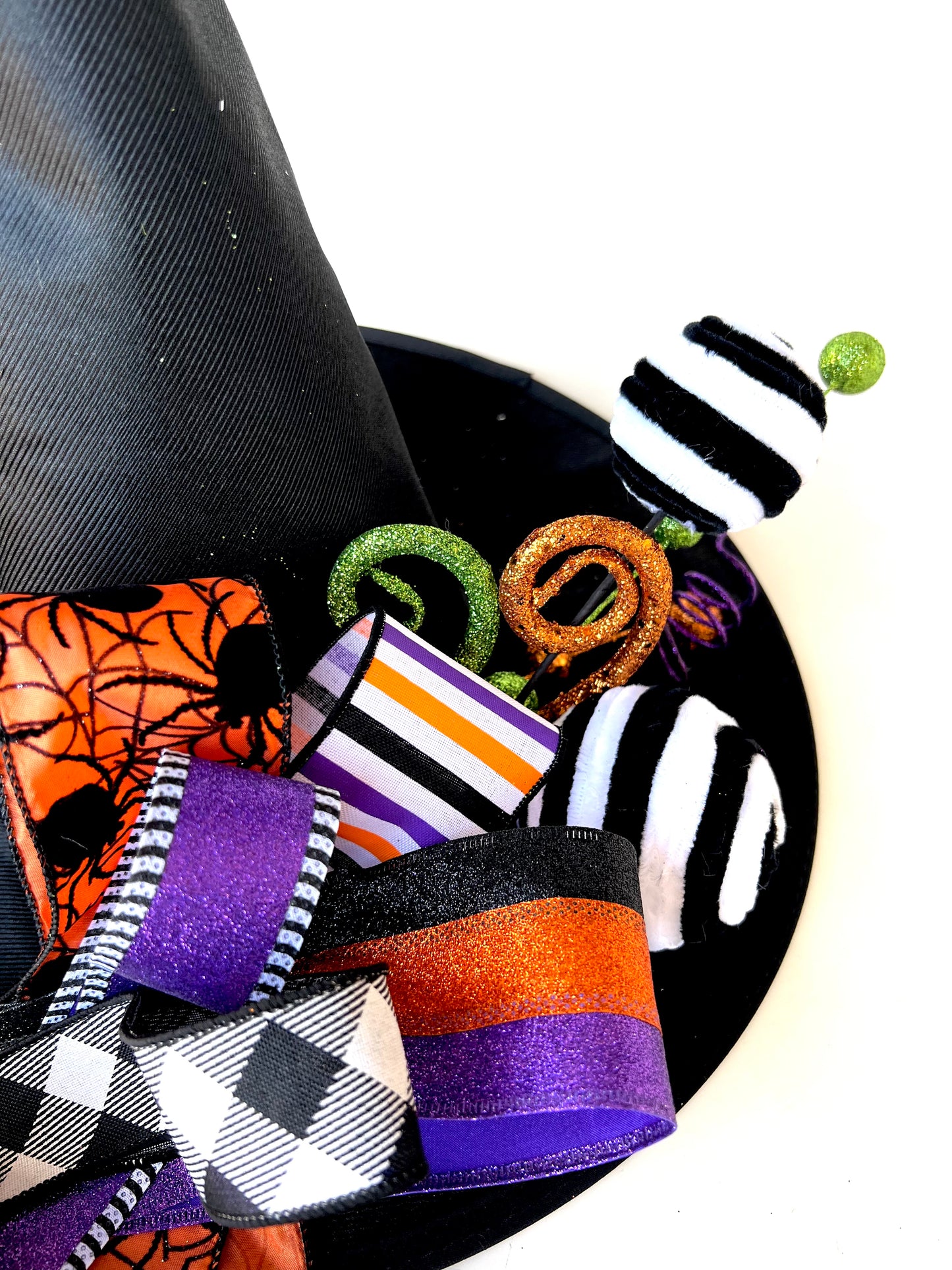DIY Witch Hat Kit | Orange, Purple, Black - Designer DIY