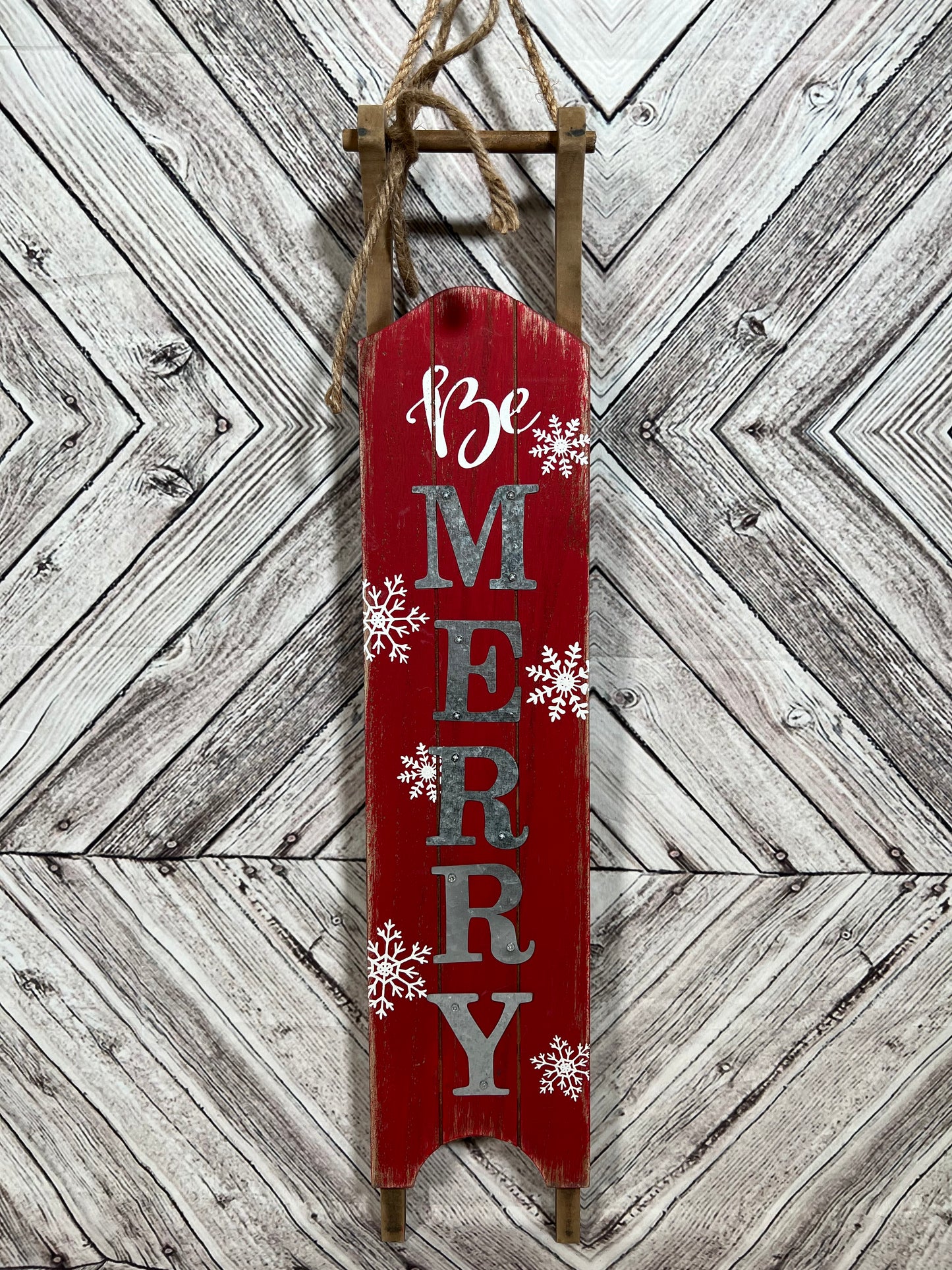 Be Merry | Christmas Sled