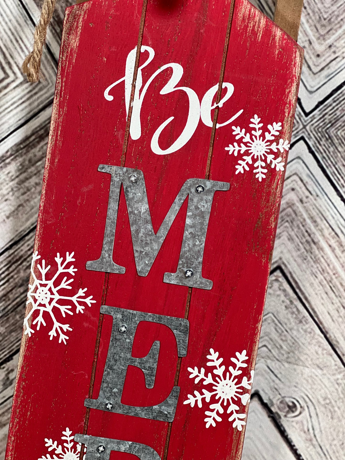 Be Merry | Christmas Sled