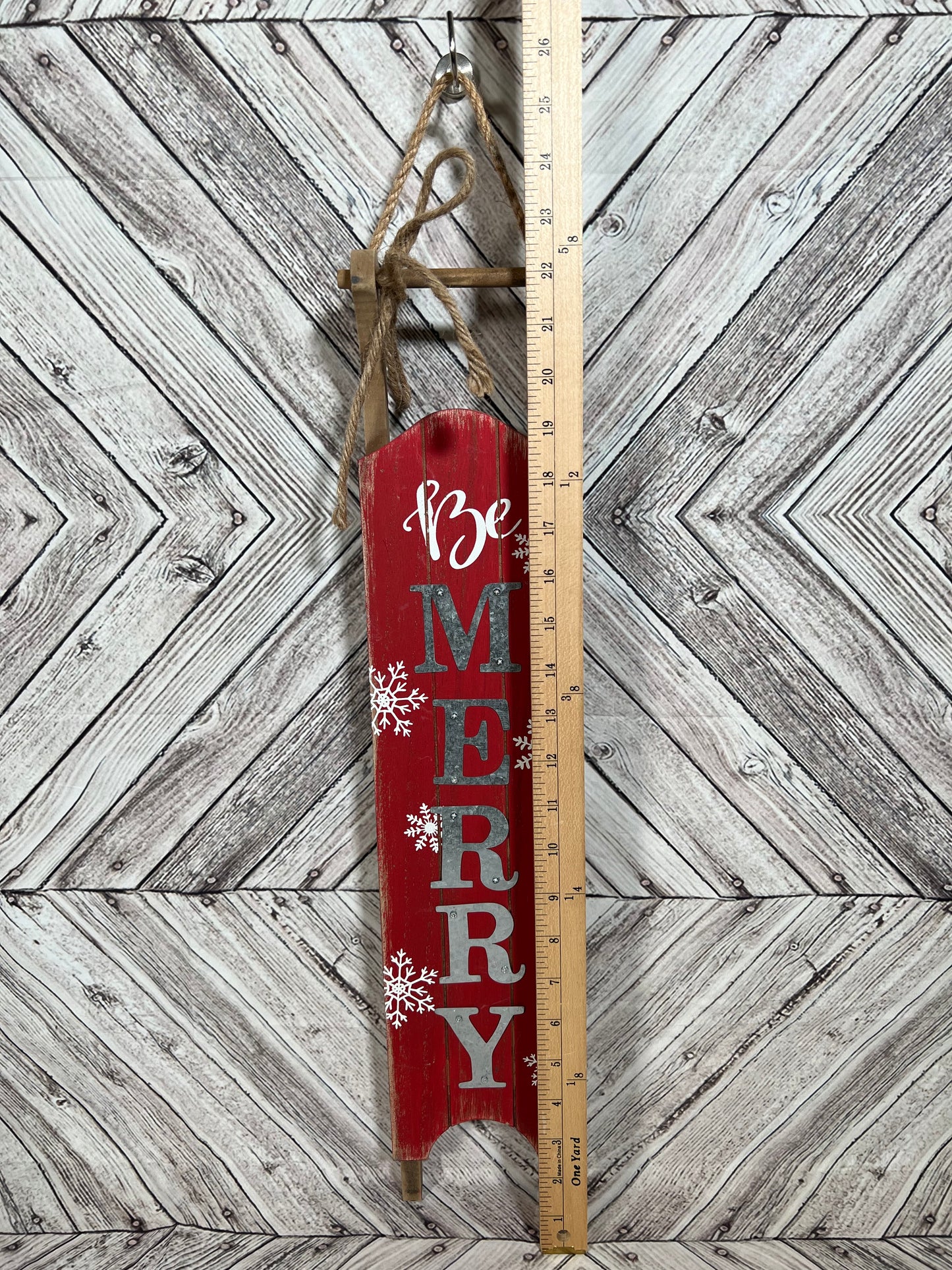 Be Merry | Christmas Sled