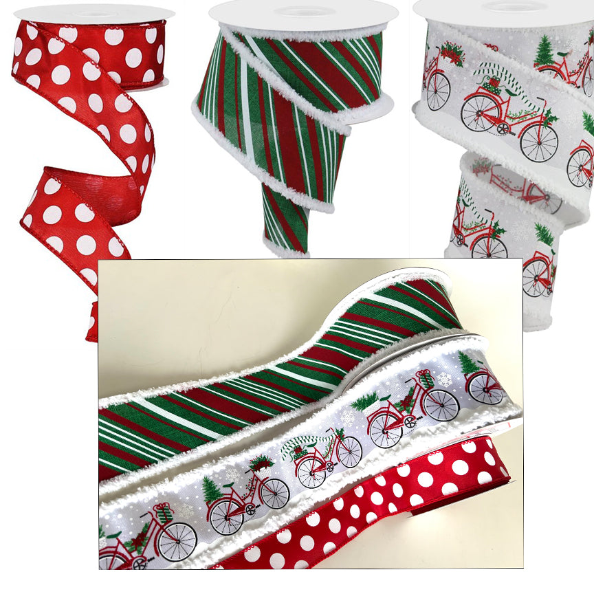 Ribbon Collection | Christmas Bicycle - Designer DIY