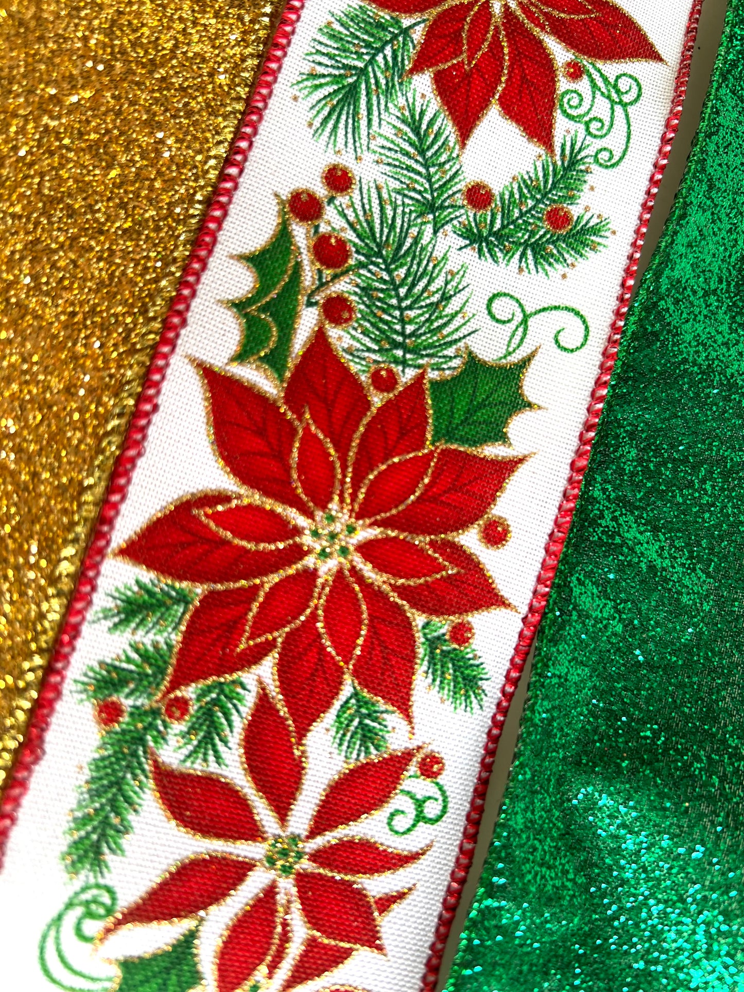 Ribbon Collection | Christmas Poinsettia - Designer DIY