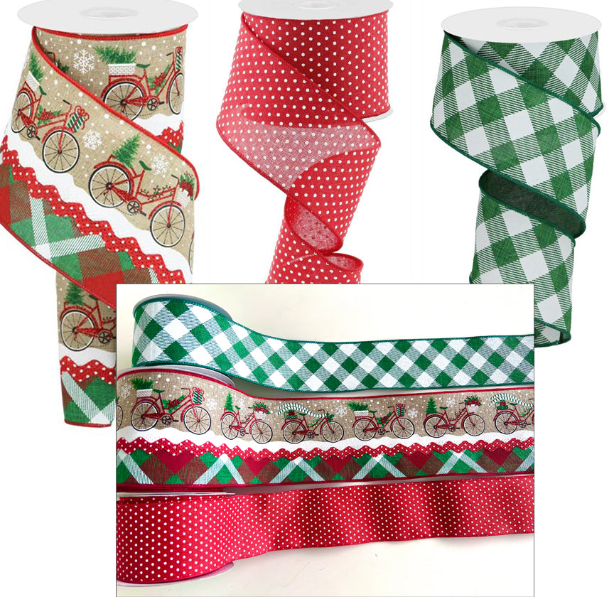 Ribbon Collection | Winter Bicycle - Designer DIY