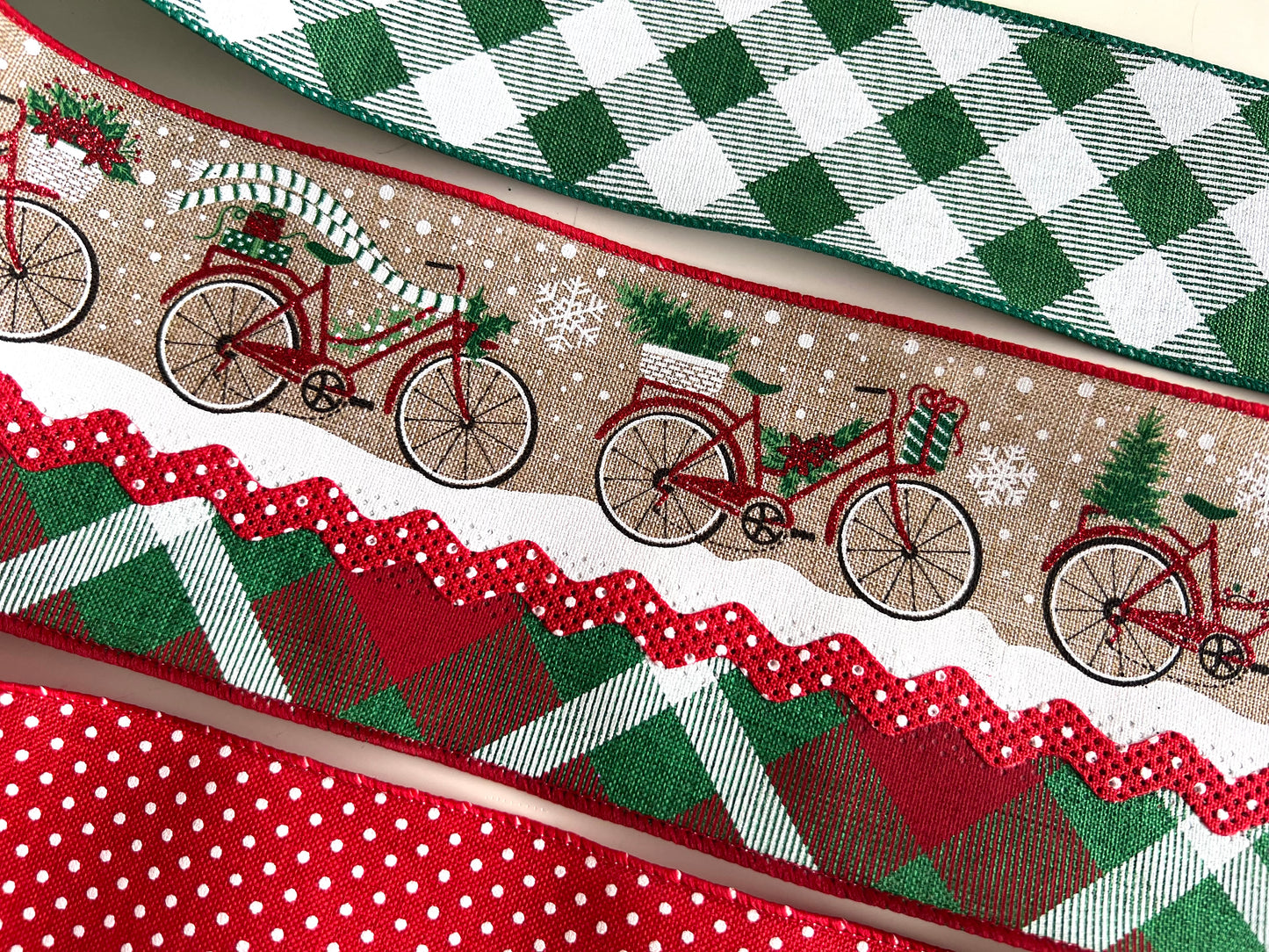 Ribbon Collection | Winter Bicycle - Designer DIY