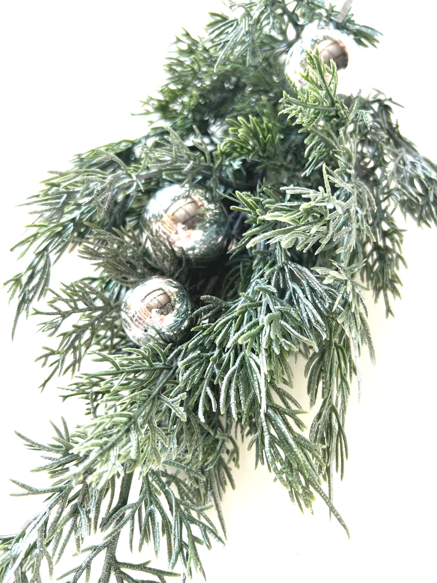 Cedar Greenery Pick | Silver - Designer DIY