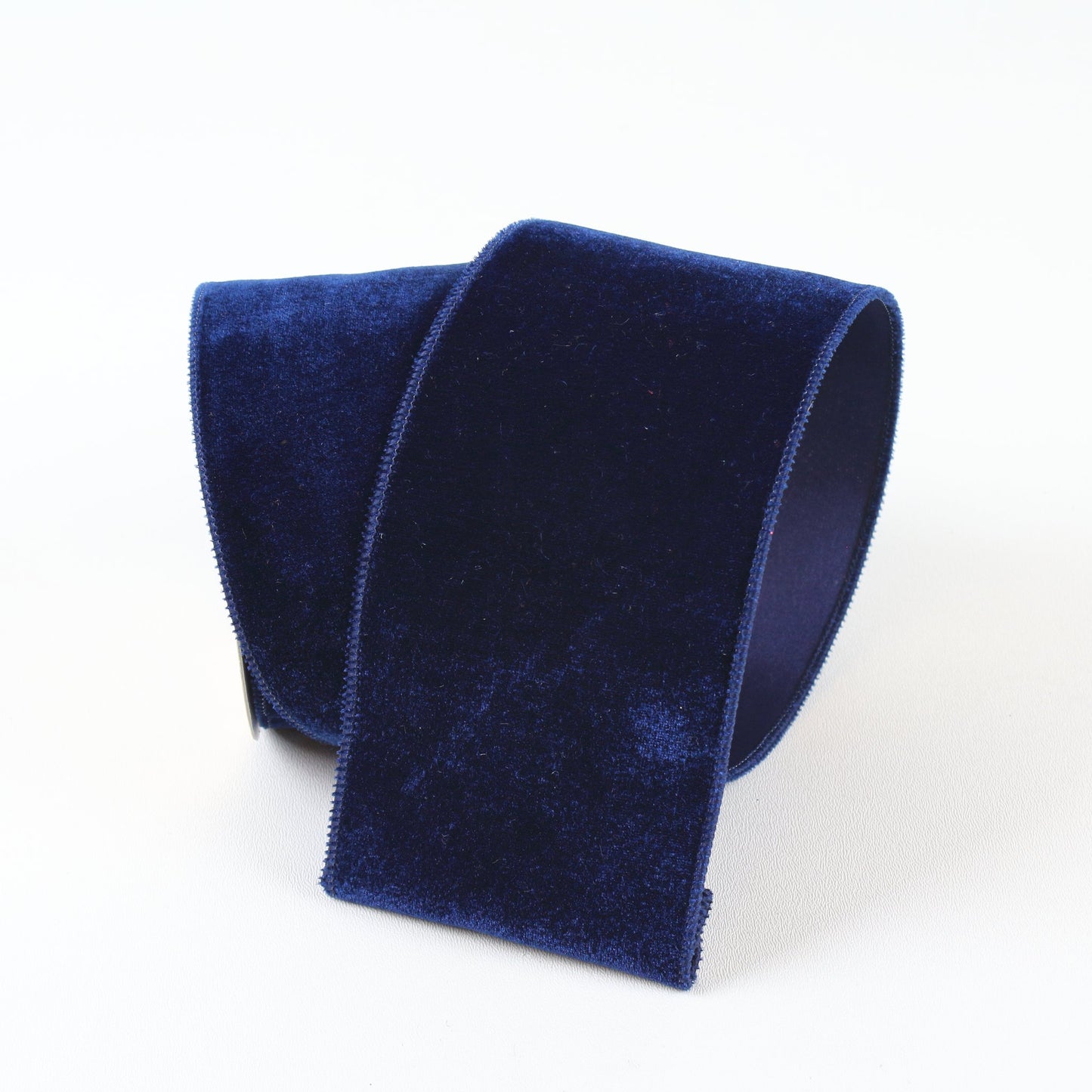 4" Navy Velvet DESIGNER Ribbon - Designer DIY