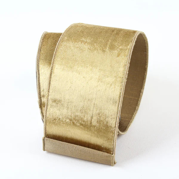 Gold Velvet DESIGNER Ribbon - Designer DIY