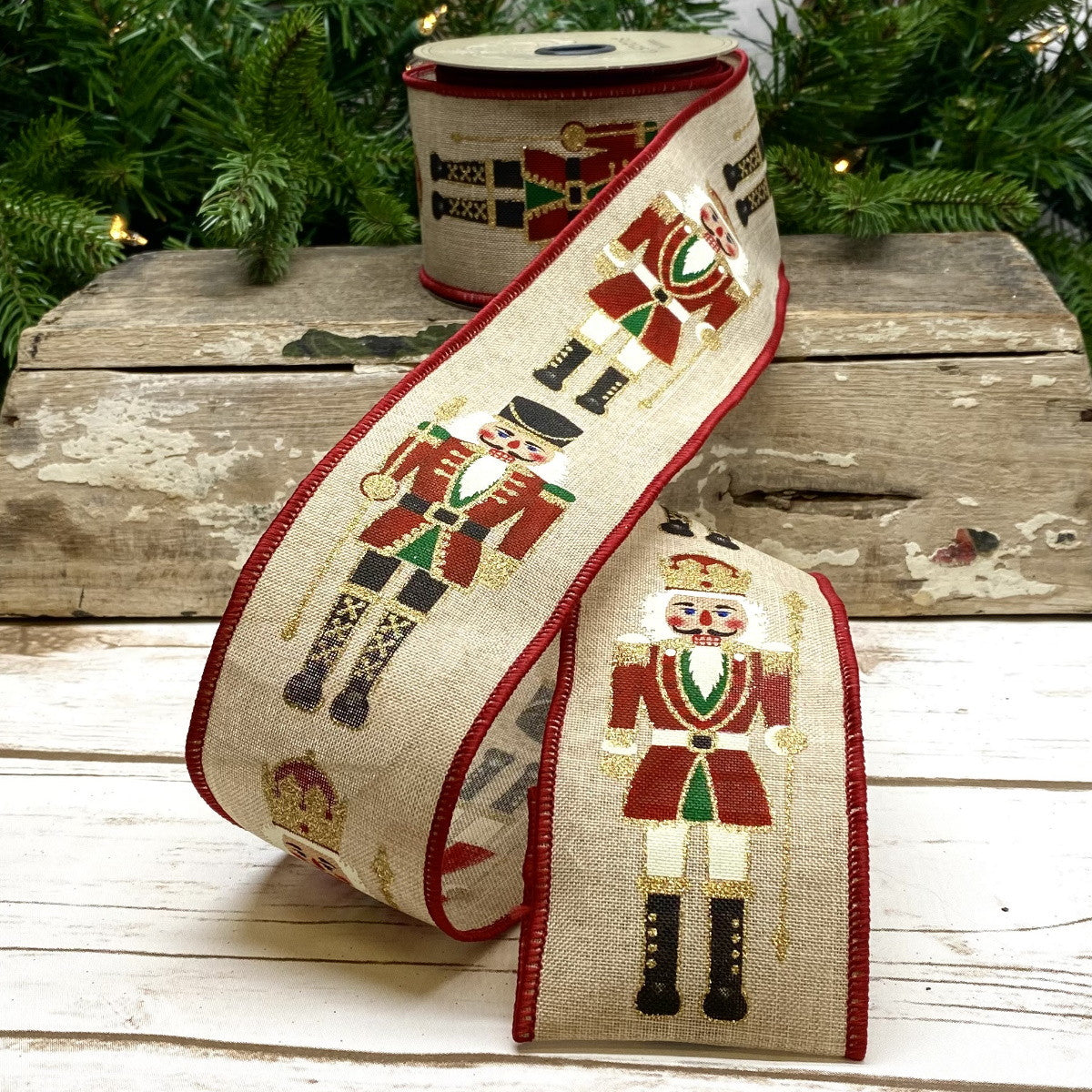 2.5" Nutcracker DESIGNER Ribbon - Designer DIY