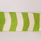 4" Green & Cream Wavy Stripe DESIGNER Ribbon - Designer DIY