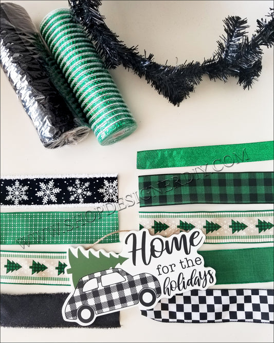 Home For The Holidays DIY Wreath Kit - Designer DIY