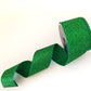 2.5" Emerald Green Glitter DESIGNER Ribbon - Designer DIY