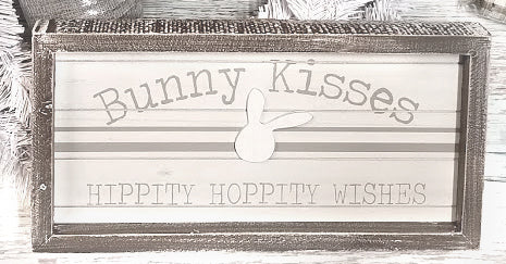 Bunny Kisses Wood Sign - Designer DIY