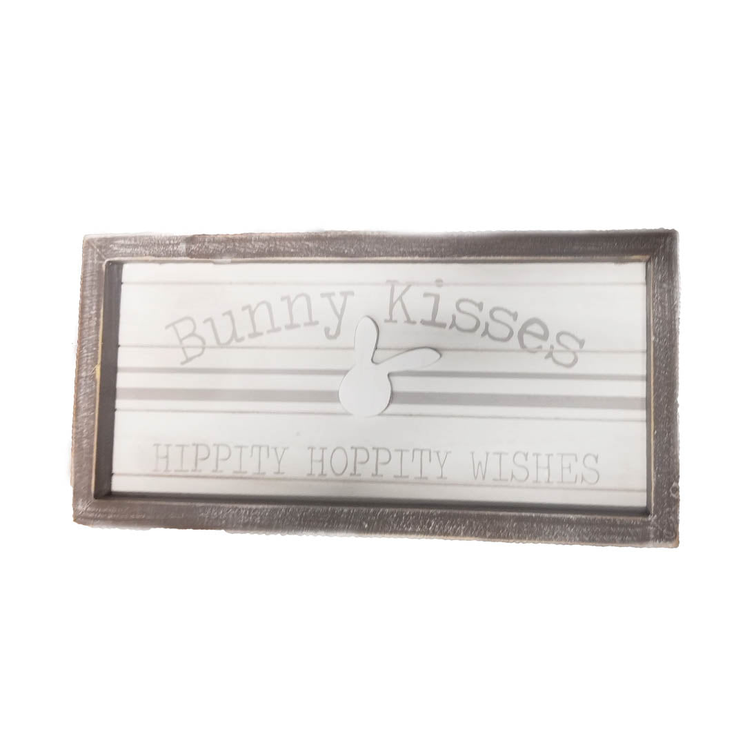 Bunny Kisses Wood Sign - Designer DIY