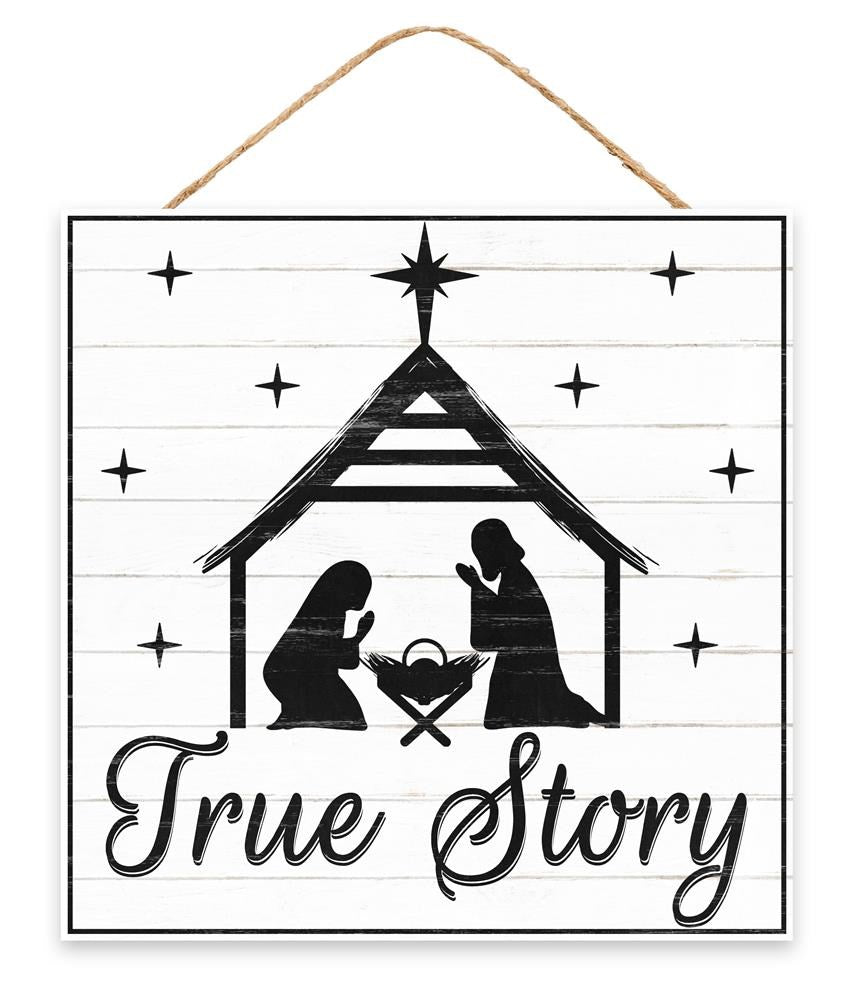 Christmas Nativity Sign - Designer DIY