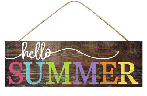 Hello Summer Sign - Designer DIY