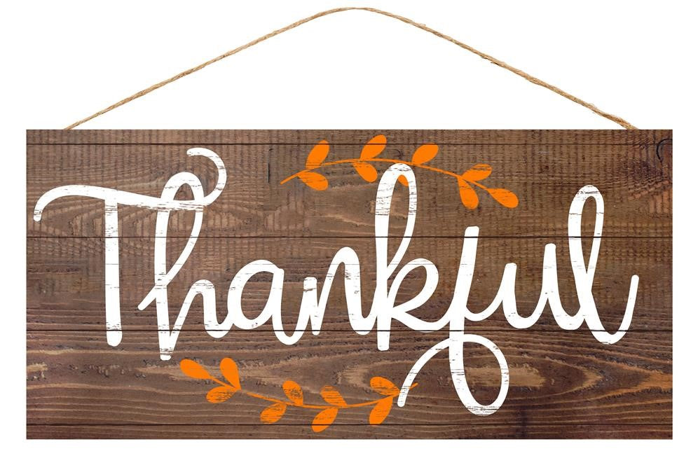 Fall Thankful Sign - Designer DIY