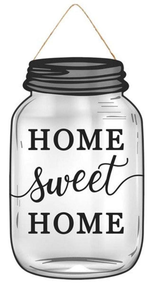 Home Sweet Home Mason Jar Sign - Designer DIY
