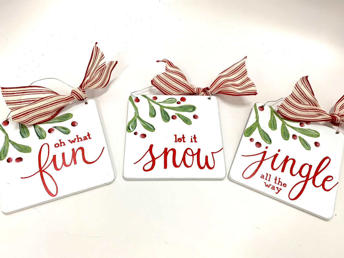 Christmas Holly Ornament | Jingle All The Way - Designer DIY