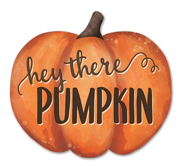 Pumpkin Metal Sign - Designer DIY