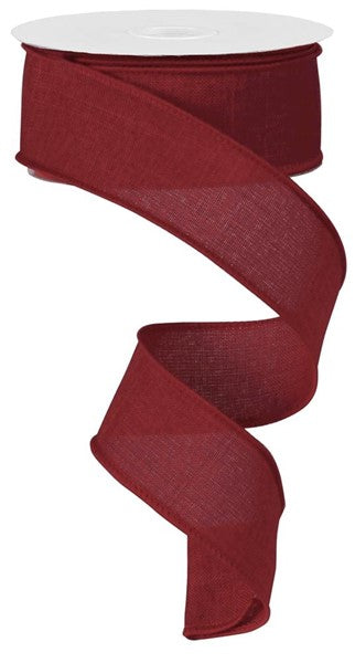 1.5" Burgundy Solid Ribbon - Designer DIY
